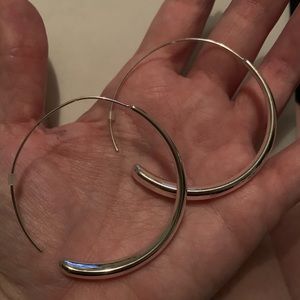 Lane Bryant Jewelry - 🧞♂️Lane Bryant Hoop Earrings Silver Lane Bryant Jewelry - 🧞♂️Lane Bryant Hoop Earrings Silver